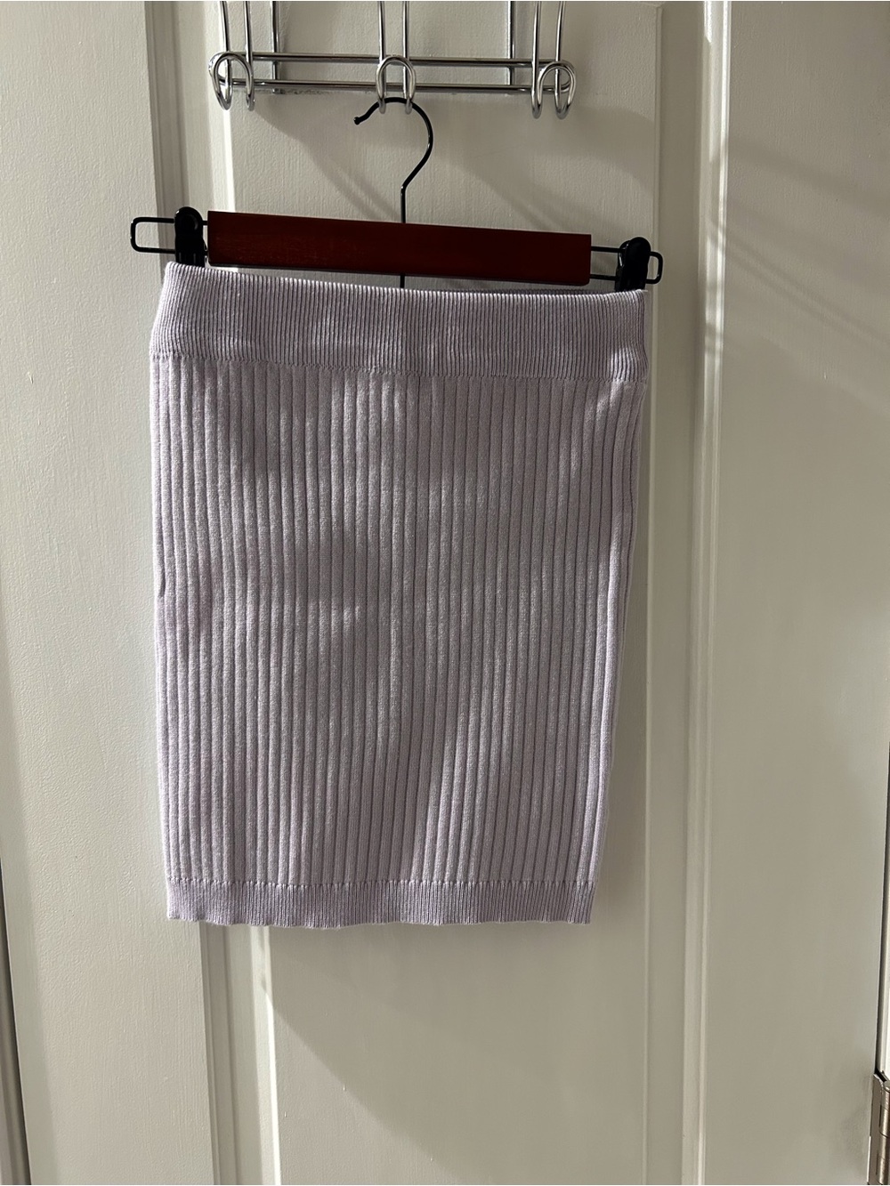 Princess Polly Ribbed Pencil Skirt - Lavender